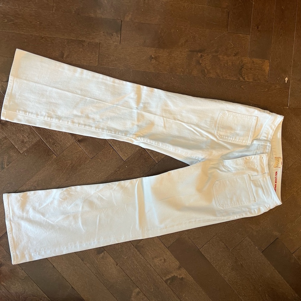 Alice and Olivia white jeans: New